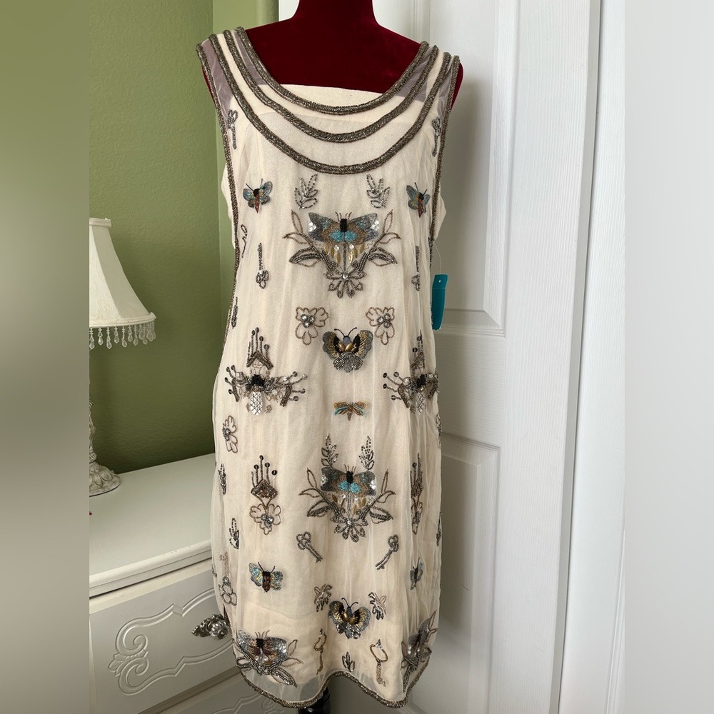 Beaded Cocktail Dress.